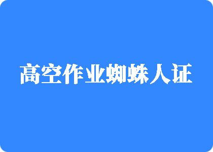 大鸡巴网站在线观看高空作业蜘蛛人证